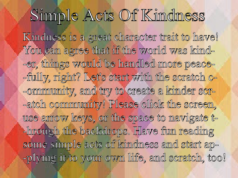 Simple Acts Of Kindness