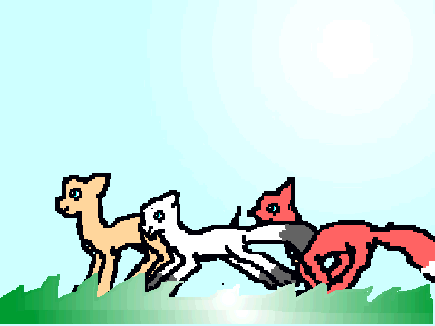 Add Yourself Running in the Pack (new with Peach)