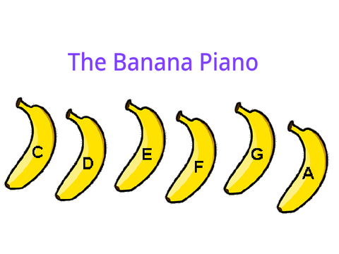 Banana Piano MakeyMakey