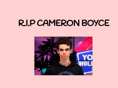 R.I.P Cameron Boyce