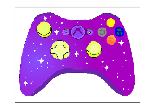 Game Controller Coloring Contest entry