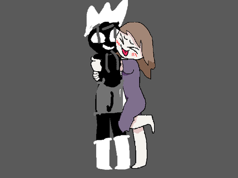 Add your OC being hugged by me! remix