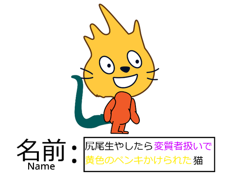 コイツに名前を付けよう！ リミックス用　Give this a name! For remix remix