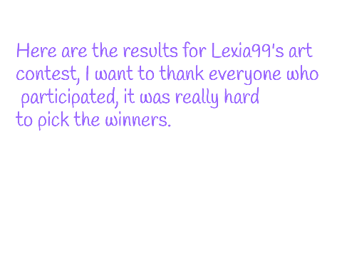 CONTEST RESULTS!!!