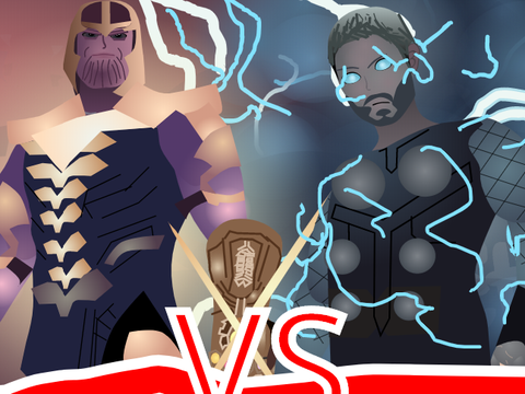 Thor VS Thanos Old Town Road (Mostly-Perfect Timing)