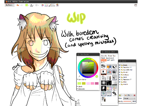 Working (on my spelling)