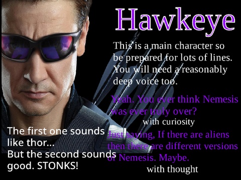 Hawkeye Audition!