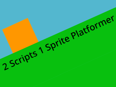 2 Scripts 1 Sprite Platformer