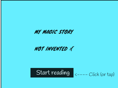 My magic  (and sad) story...