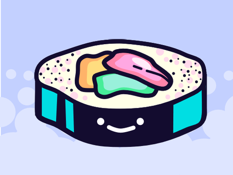 Heyy I drew sushi