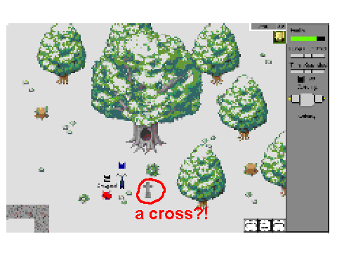 A cross?