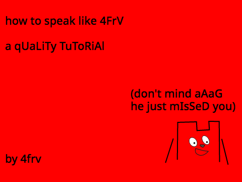 how to speak like 4FrV