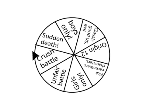 Wheel of smash bros. Wii U!