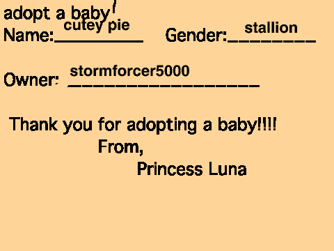 Adopt a baby pony!!!!!!!!! remix 2