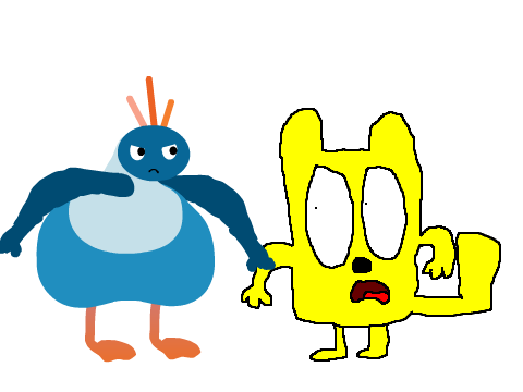 Great BigHoo is mad at Wubbzy
