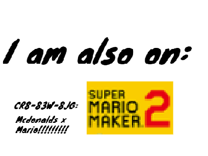 I am on Super Mario Maker 2!