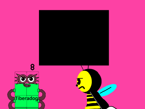 The bee comes in.
