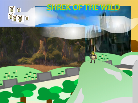shrek of the wild - parallax