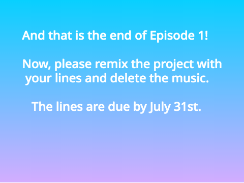Episode 1 script remix
