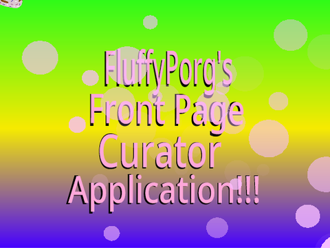 My Front Page Curator Application 
