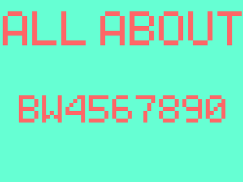 ALL ABOUT @BW4567890