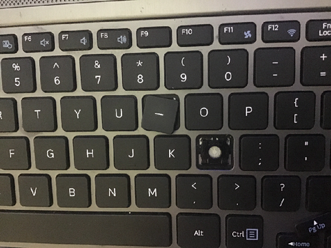 .....broken keyboard....