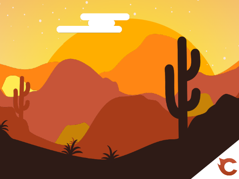 Desert Horizon Parallex