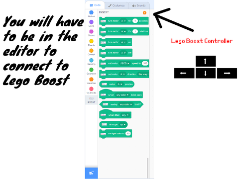 Lego Boost Directional Controller