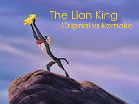 The Lion King - Original vs Remake