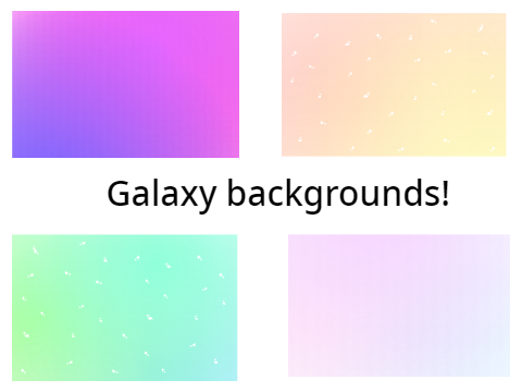 ~ Galaxy Backgrounds - tutorial ~