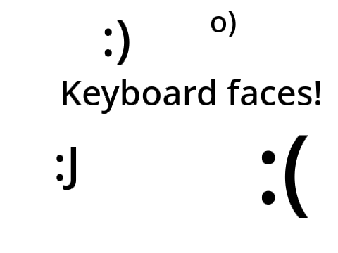 Keyboard faces