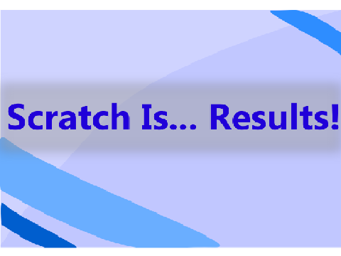 Scratch Is.. Results!