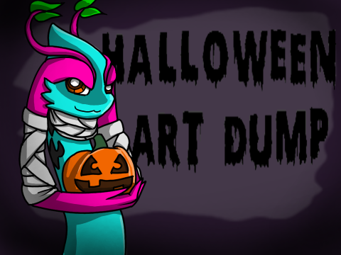 How 'bout a Halloween Art Dump?