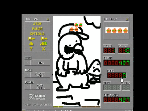 Joel Vinesauce Tetris 2000 