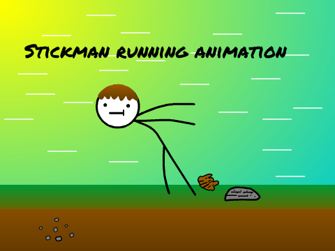 Stickman Running animation
