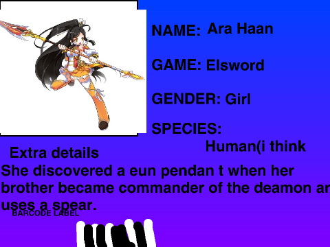Gamer High RP ID card template; Ara haan
