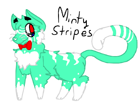 MintyStripe Ref. for AverageClan spoof warrior cat rp :D