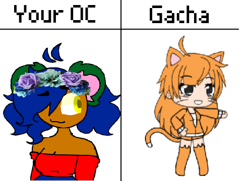 i wonder what i look like as a gacha character :o