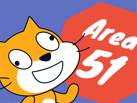 [REUPLOAD] Scratch Cat goes to Area 51