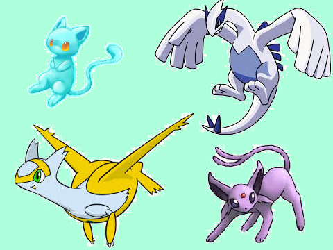 My 4 Favorite Pokemon !! *old*