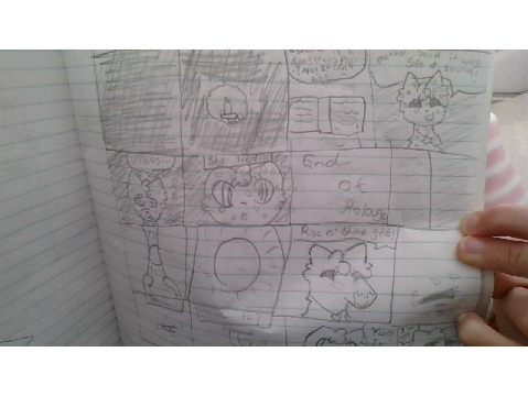 My comic, escape on paper