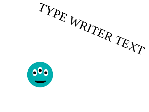 Type Writer Text