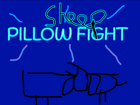 sheep 1 - pillow fight