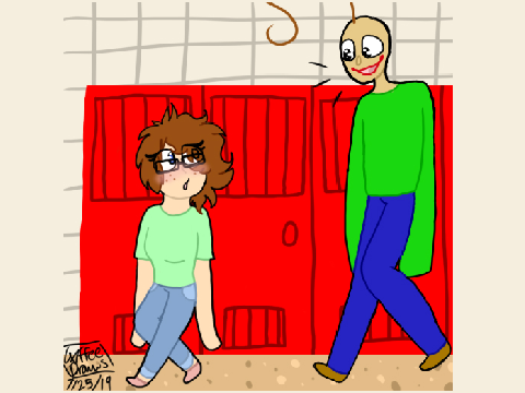im getting back into my baldi's basics phase oh no
