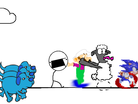 Add yourself running away from the dogs!!!! (troll remix) remix