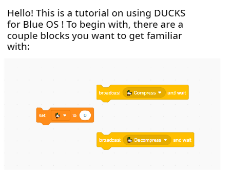 How to use DUCKS