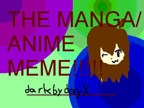 the animemanga meme!