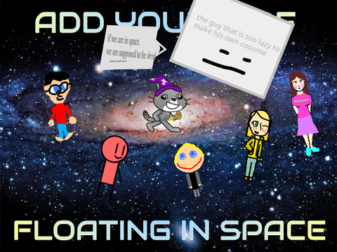 Add Yourself Floating In Space! remix