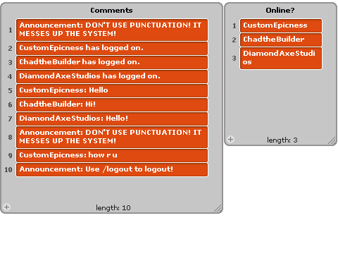 AF 'Online' Chat Room