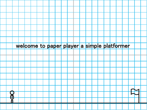 paper player platformer